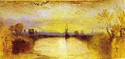 Joseph Mallord William Turner Chichester Canal vivid colours may have been influenced by the eruption of Mount Tambora in 1815. Spain oil painting artist